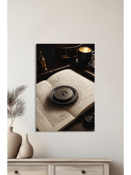 Obraz na stenu zápisník vedca