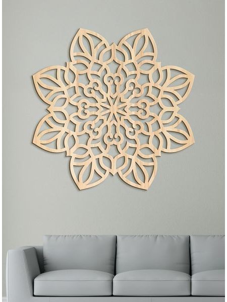 Mandala na stěně AURA