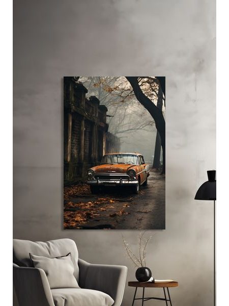 Obraz na stenu auto na okraji mesta