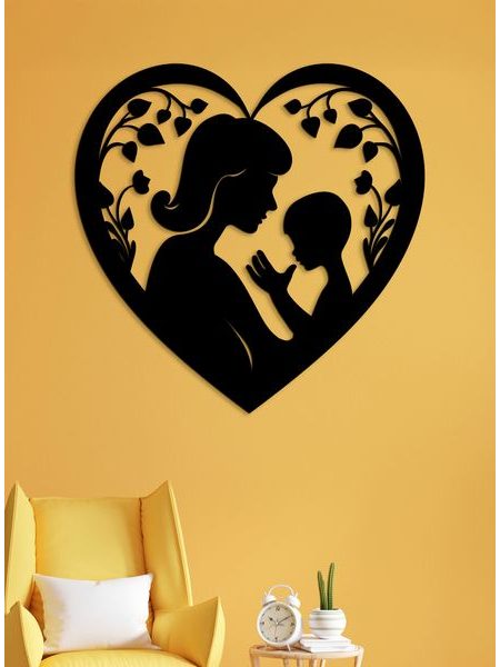 Dřevěný obraz Matka a dítě