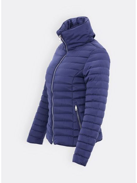 Dámská prošívaná bunda indigo