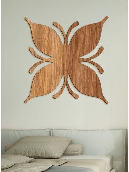 Dřevěná dekorace Motýlí křídla