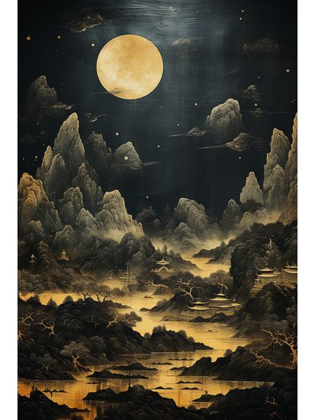 Obraz na stenu spln mesiaca