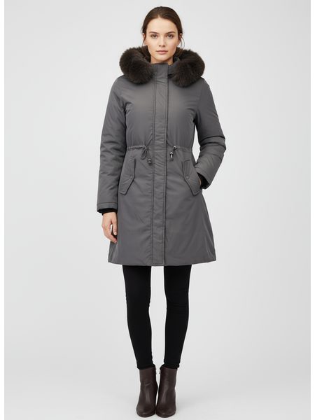 Dámská oboustranná bunda tmavě zeleno-černá