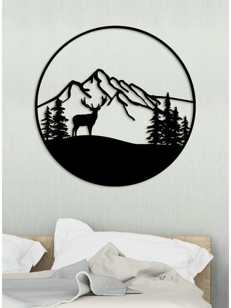 Drevený obraz s motívom Jeleňa