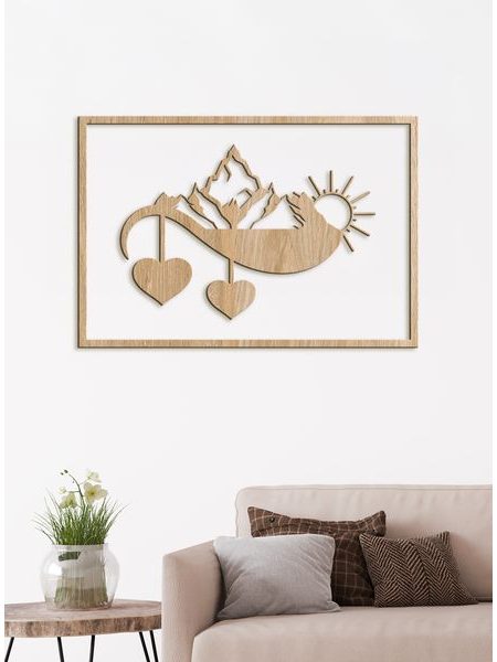 Drevený obraz na stenu Západ slnka