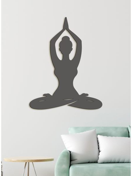 Drevený obraz Harmónia jogy