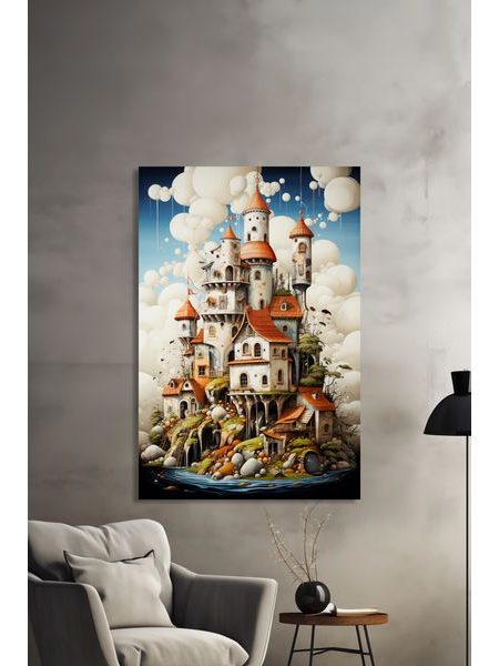 Abstrakt čarovné mesto