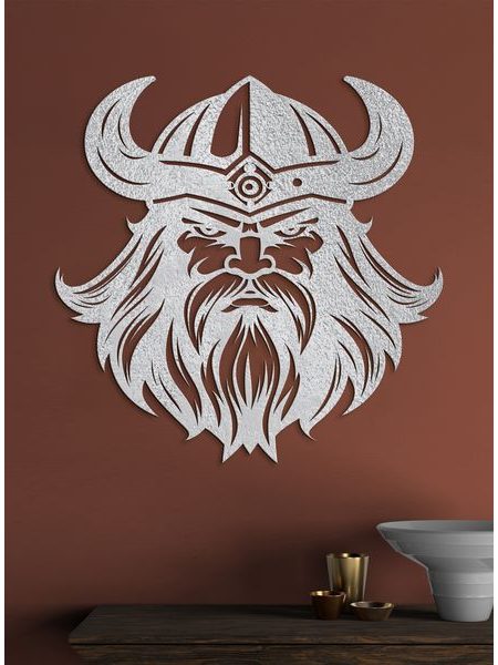 Dekorativní dřevěný obraz Viking