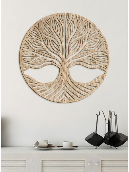 Drevený Strom života, rastu a sily