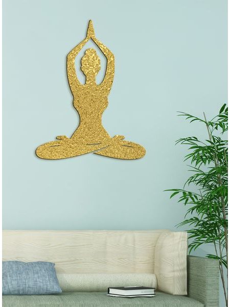 Drevený obraz Harmónia jogy