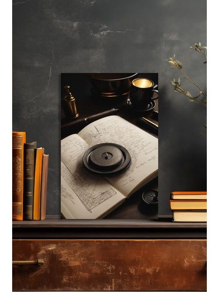 Obraz na stenu zápisník vedca