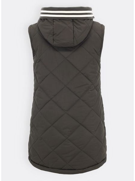 Dámska prechodná vesta tmavozelená