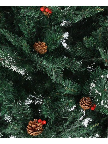 Vianočný stromček Kaukazská borovica s bobuľami a šiškami