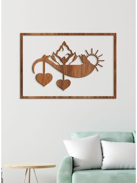 Drevený obraz na stenu Západ slnka