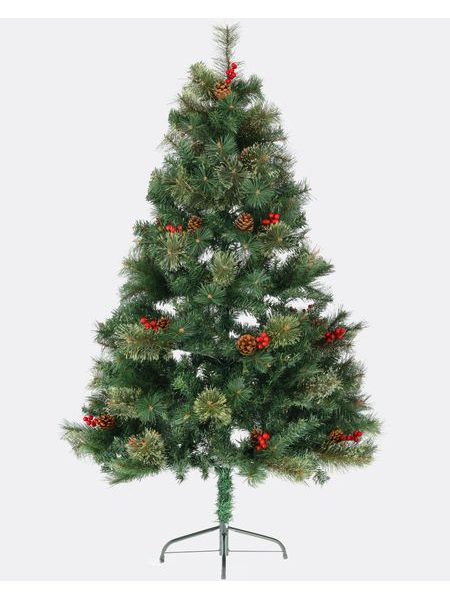 Umelý vianočný stromček Jedľa Švédska s ozdobami