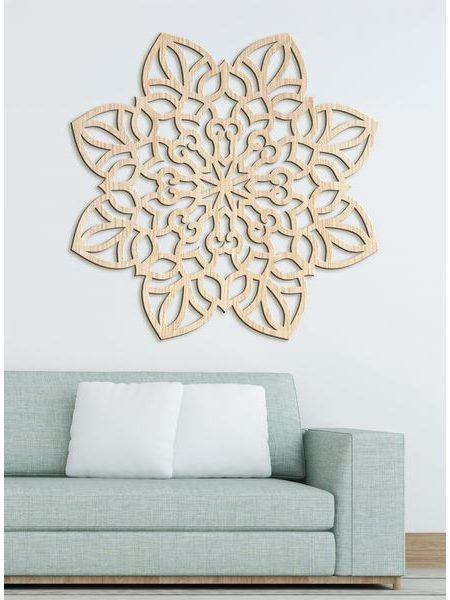 Mandala na stěně AURA