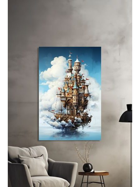 Obraz na stenu dom na lodi