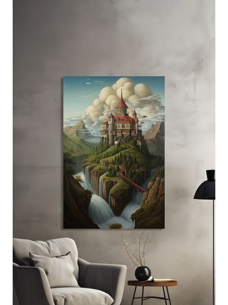 Obraz na stenu zámok
