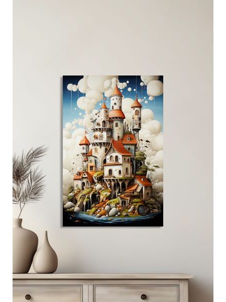 Abstrakt čarovné mesto