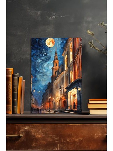 Romantický obraz v štýle Van Gogh