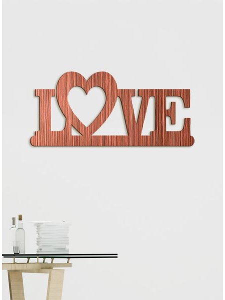 Drevený nápis "LOVE"