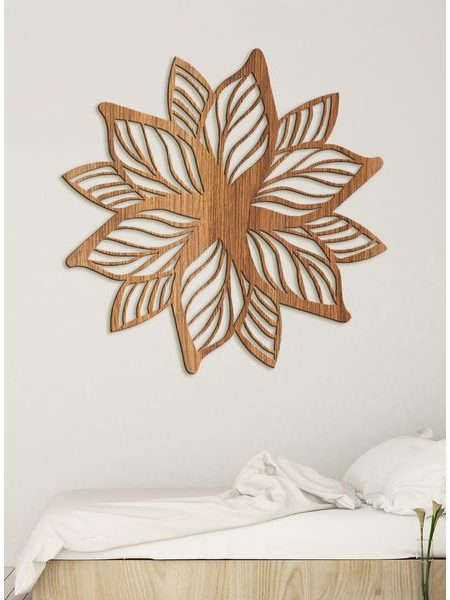 Luxusní dřevěná mandala Flower of Life
