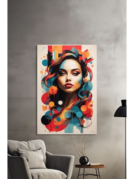 Obraz na stenu portrét ženy Pop Art