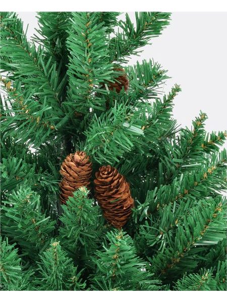 Umelý vianočný stromček Smrek Elegant so šiškami