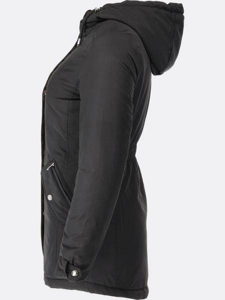 Obojstranná prechodná bunda čierna/khaki