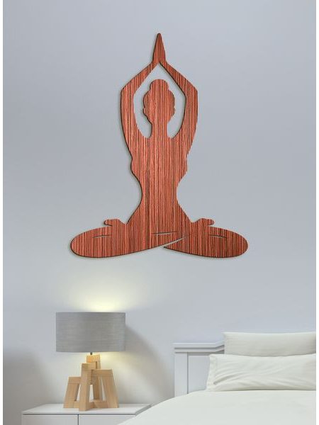 Drevený obraz Harmónia jogy