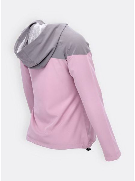 Dámská joggingová bunda šeříkovo-šedá