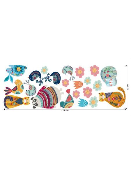 Zvieratká v štýle FOLK