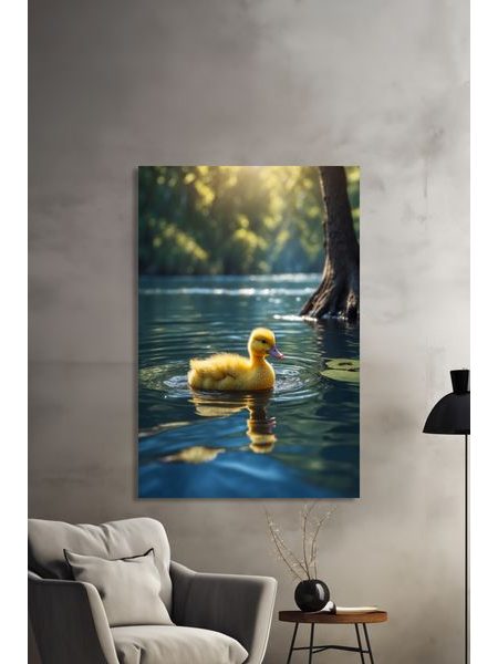 Obraz na stenu kačička vo vode