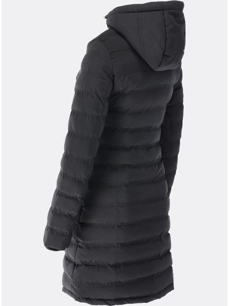 Čierna prešívaná zimná bunda
