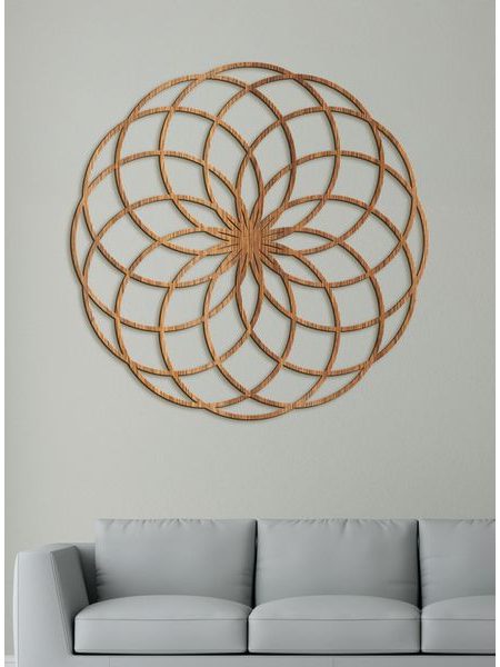 Dřevěná mandala SIMPLE