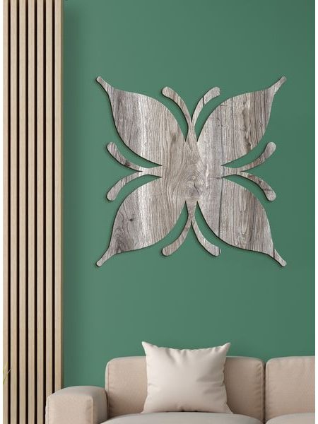 Dřevěná dekorace Motýlí křídla