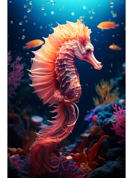 Obraz na stenu morský koník