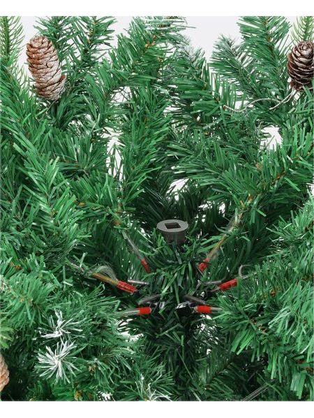 Umelý vianočný stromček Borovica Strieborná so šiškami