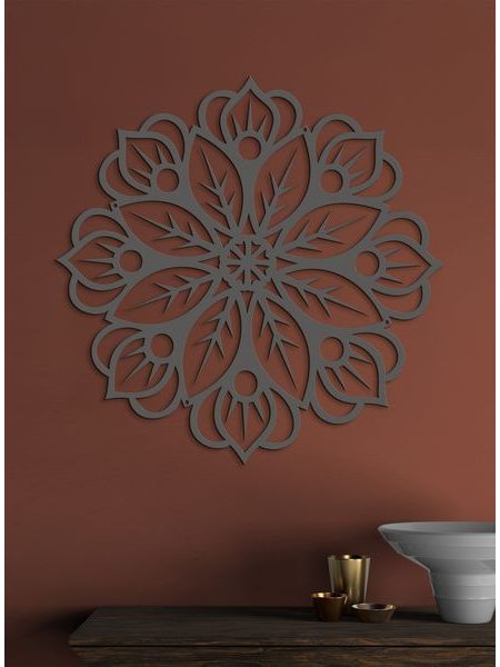 Dřevěná mandala na zeď BLOOM