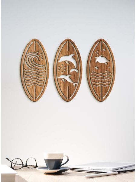 Trojdielny obraz na stenu SEA