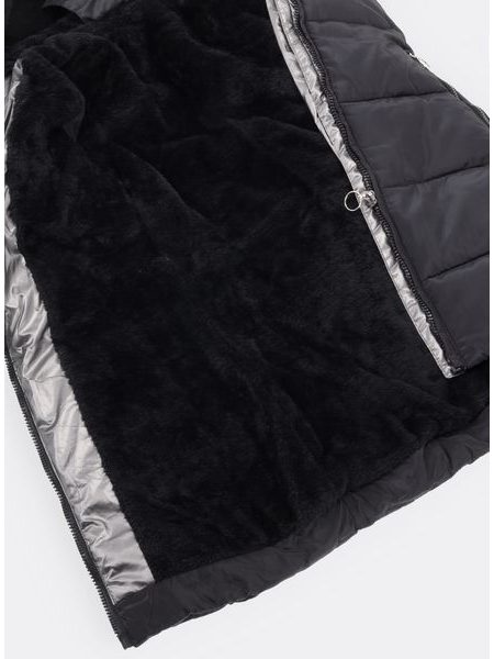 Dámská prošívaná zimní bunda černá