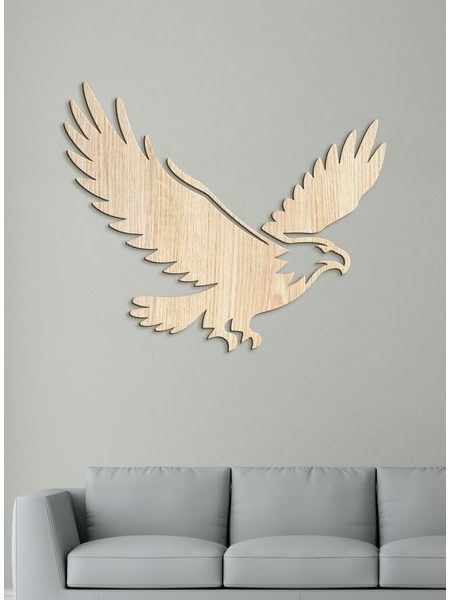 Dřevěná dekorace Orel