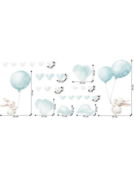 Létající zajíčci s balónky