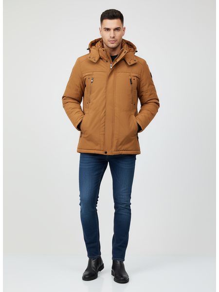 Pánska zimná bunda kamelová