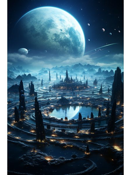 Obraz na stenu Futuristic