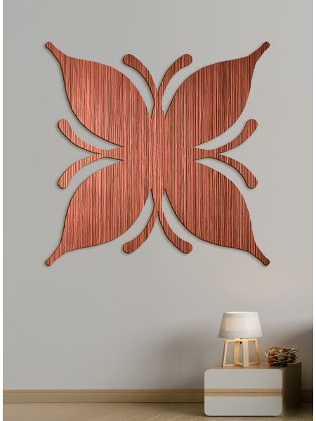 Dřevěná dekorace Motýlí křídla