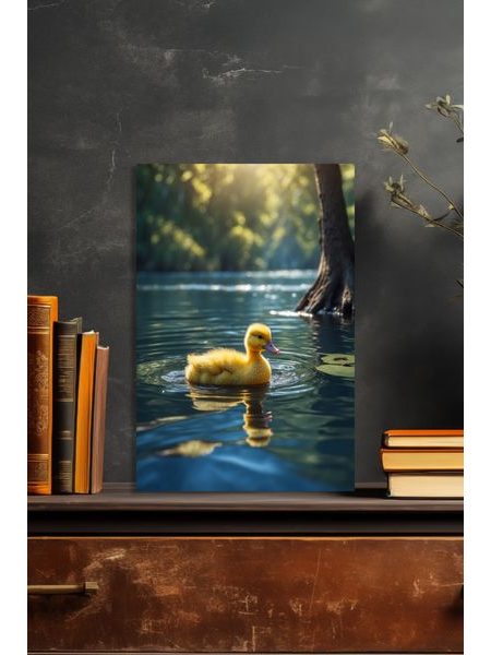 Obraz na stenu kačička vo vode