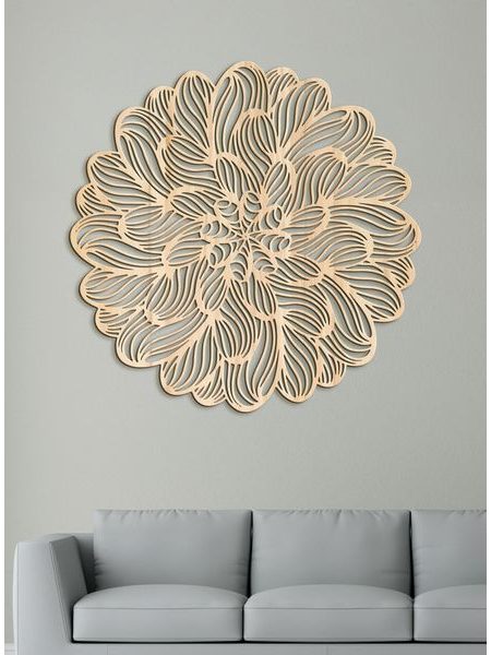 Mandala na stěně LUXUS