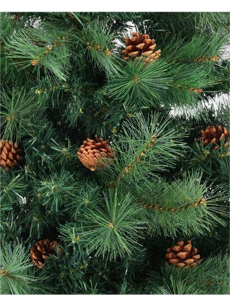 Umelý vianočný stromček Smrek Nórsky so šiškami